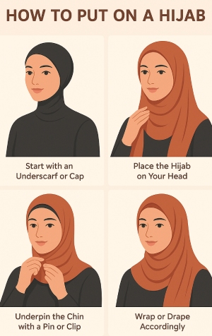Putting on Hijab